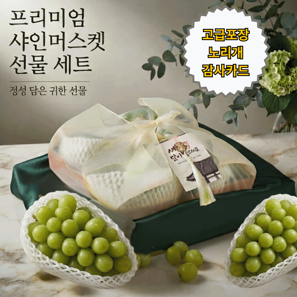 델푸릇 김천 샤인머스켓 포도 4kg 선물용