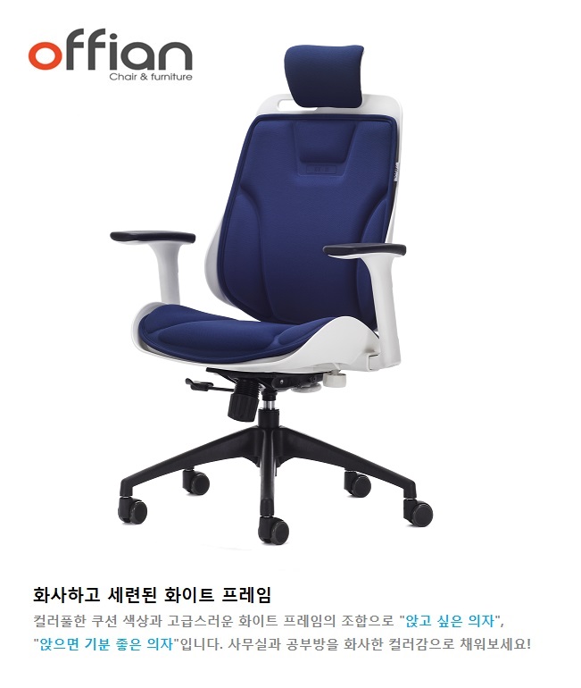 오피언 RX-2 의자(헤드형/네이비)
