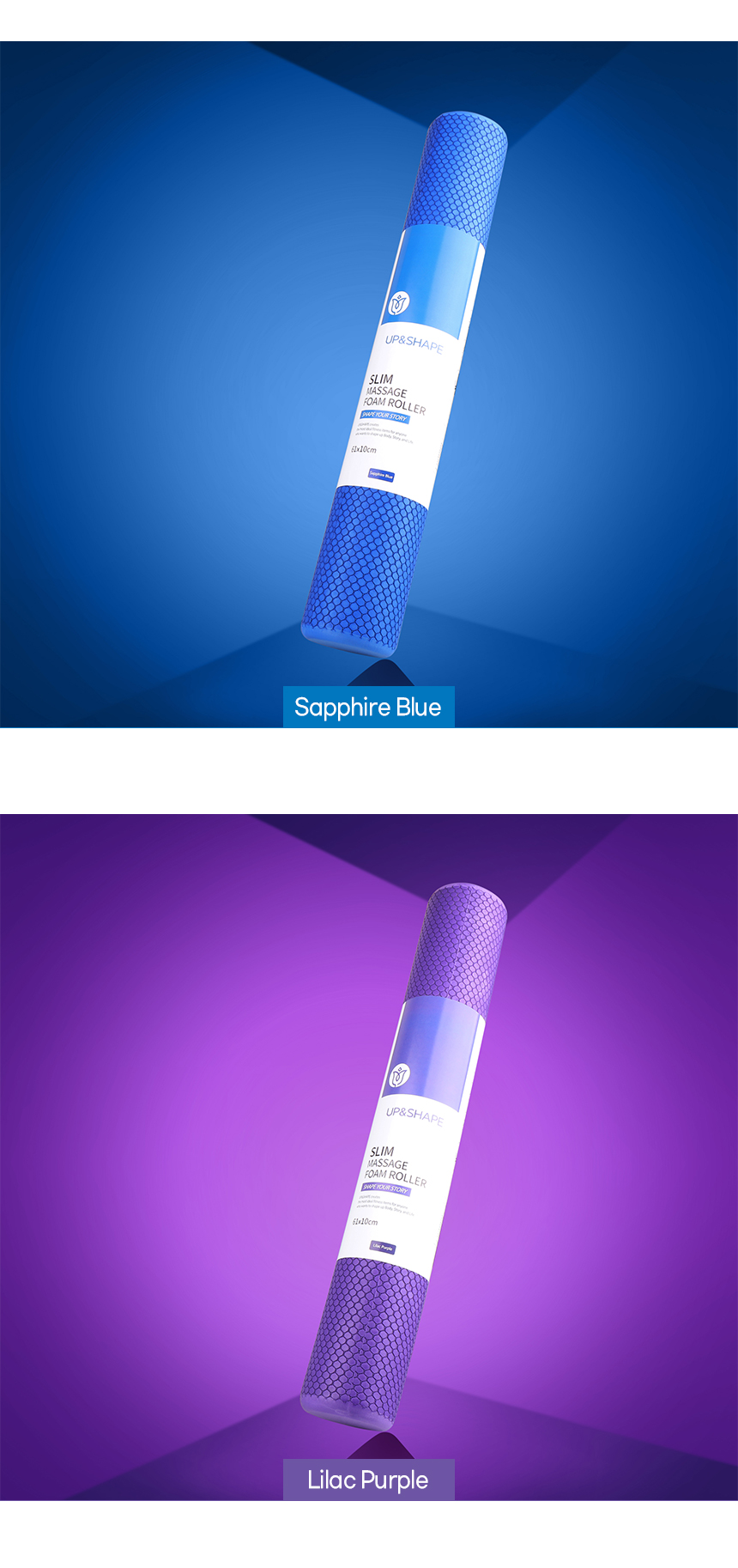 업앤쉐이프 슬림폼롤러(슬림블랙/10X61cm/대연이엔티) SPE-PA5PD20W8P