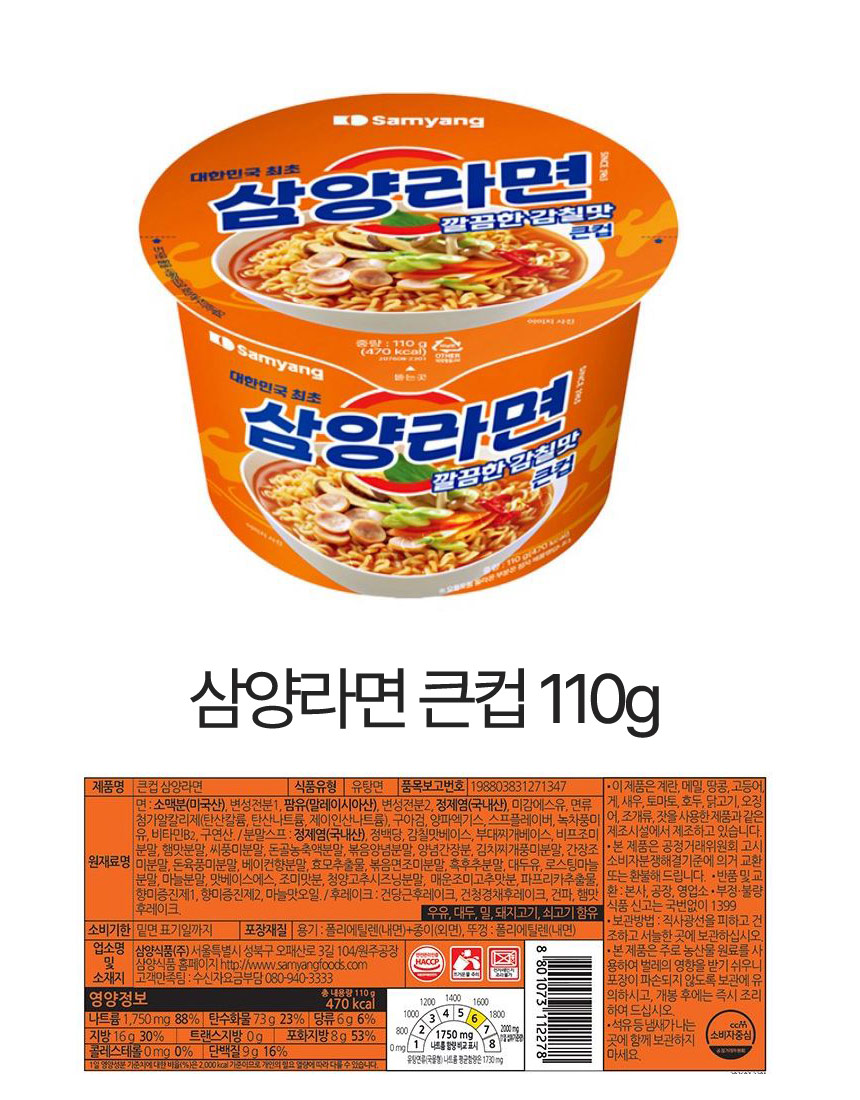 삼양라면(16개입/Box/삼양)