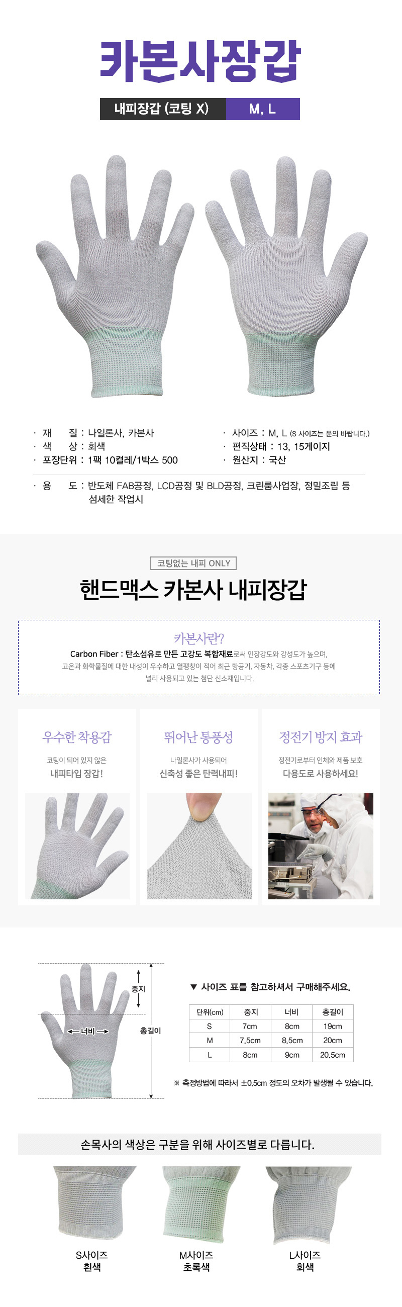 카본사내피(2일~3일소요) (10개입)