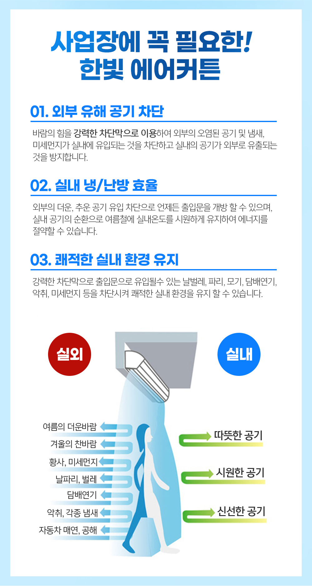 공기정화 에어커튼HV-900AR