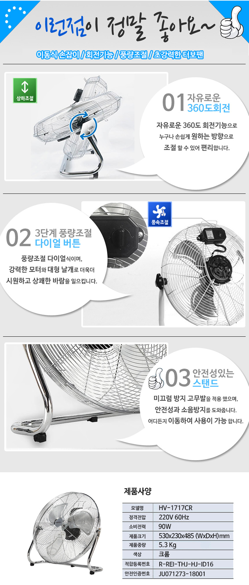 공업용 스틸 데스크 팬16
