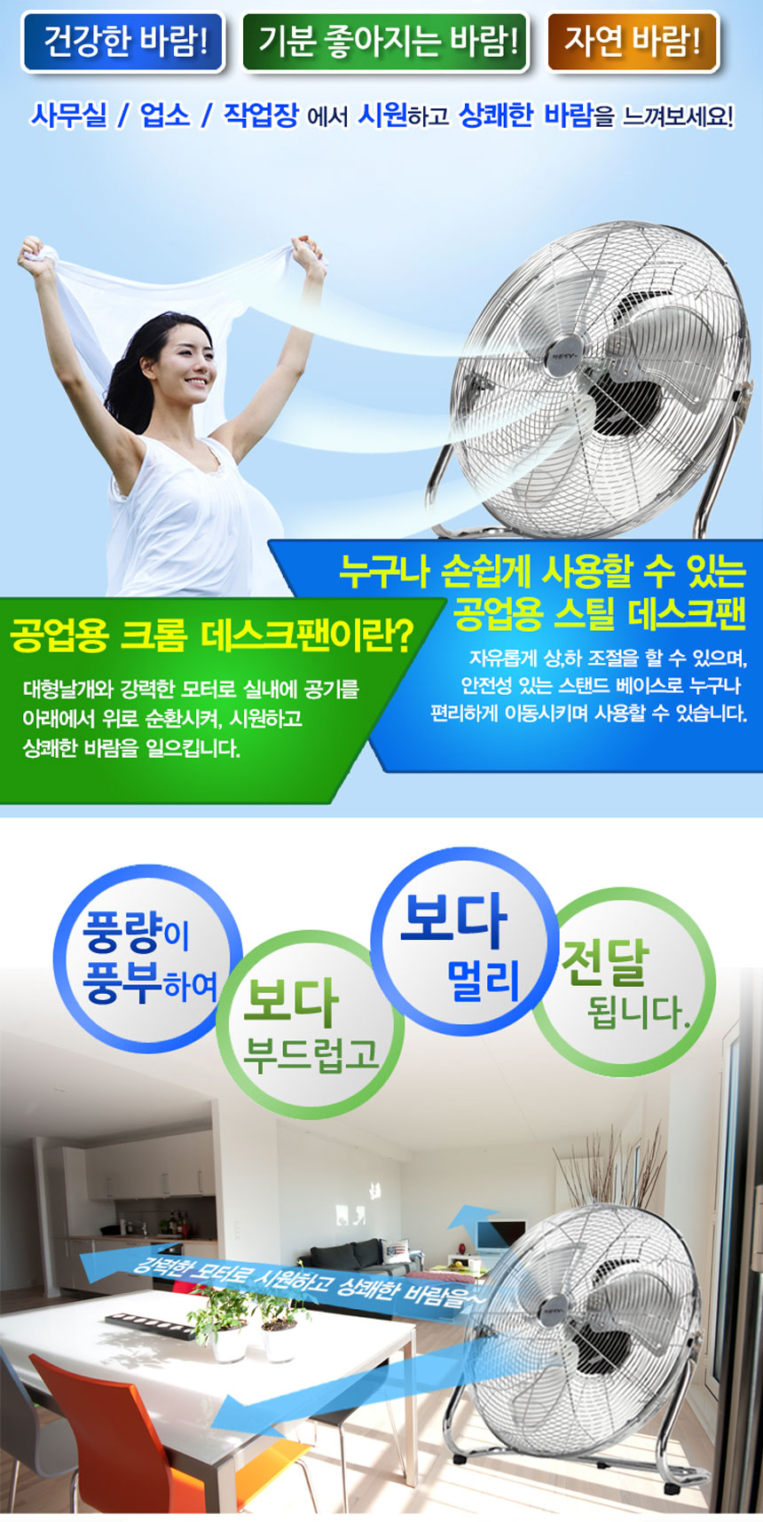 공업용 스틸 데스크 팬20