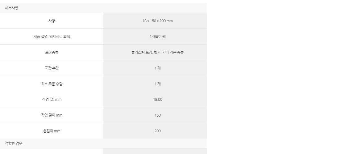 SDS Plus-3 2날 드릴비트